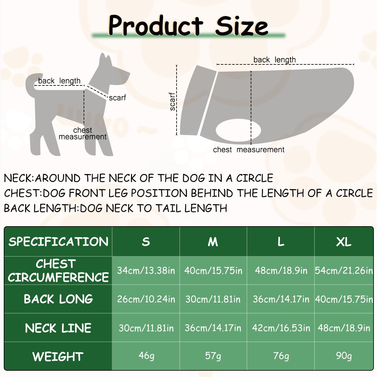 Maglioncino e Cappottino per Cani di Taglia Piccola - Vestito per Cane e Gatto con Anello a D (Nero, M)