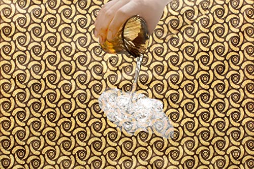 Image of The Furnishing Tree PVC Waterproof Microwave Oven Cover Compatible for Whirlpool 30 L Convection Magicook Elite Packed Pattern Light Yellow