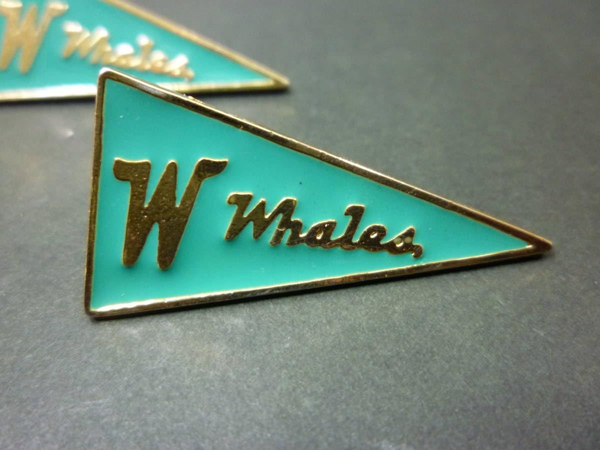 大洋ホエールズ　バッジ2個セット 大洋ホエールズ バッジ2個セット