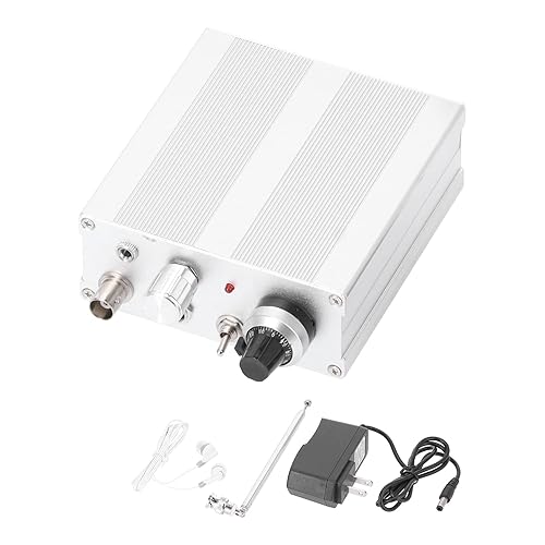 Receptor de frecuencia de radio de aviación 118-136MHZ Receptor de frecuencia VHF Airband Enchufe de EE.UU. 100-240V