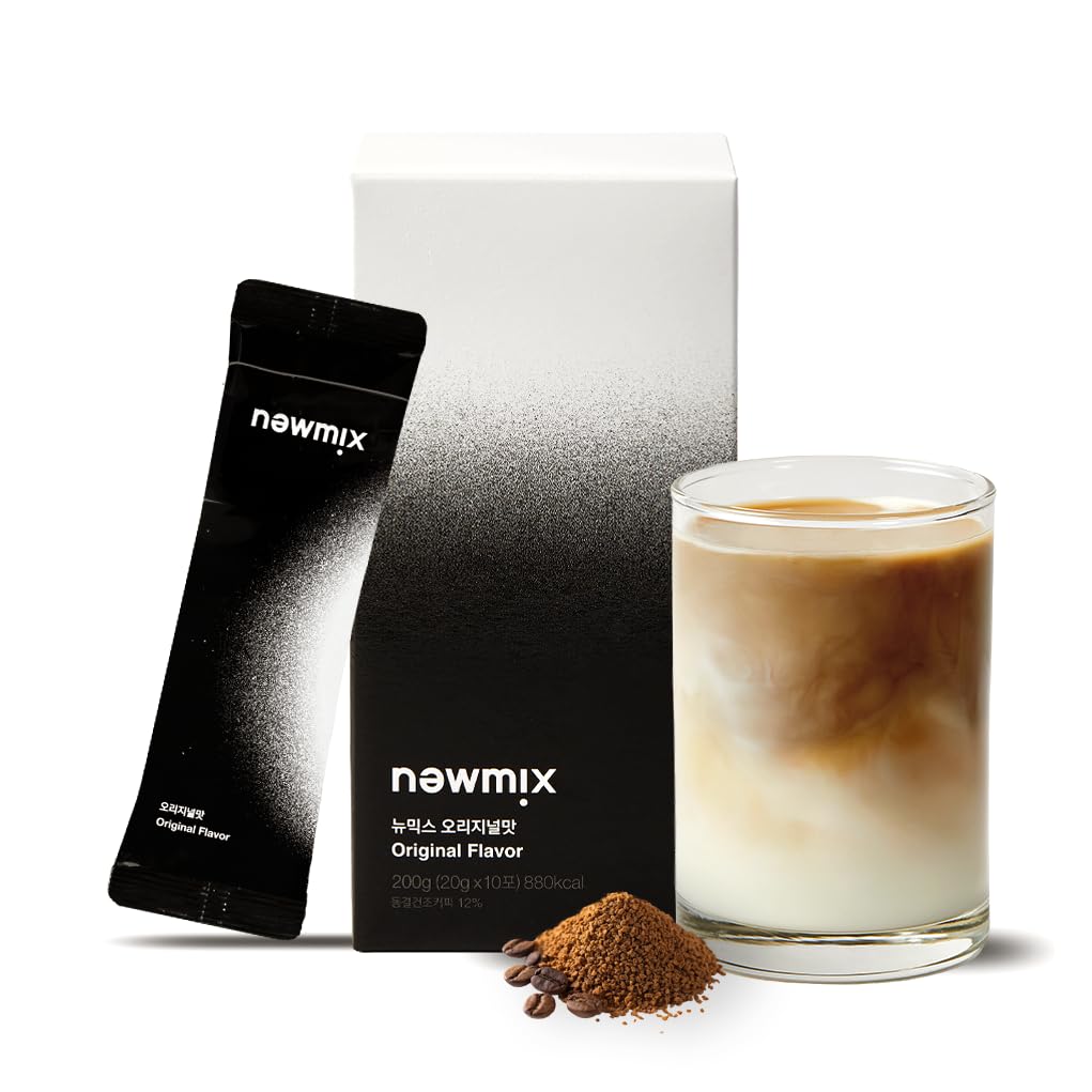 Amazon.com : newmix Korean Instant Coffee Premium 7.05 OZ 10