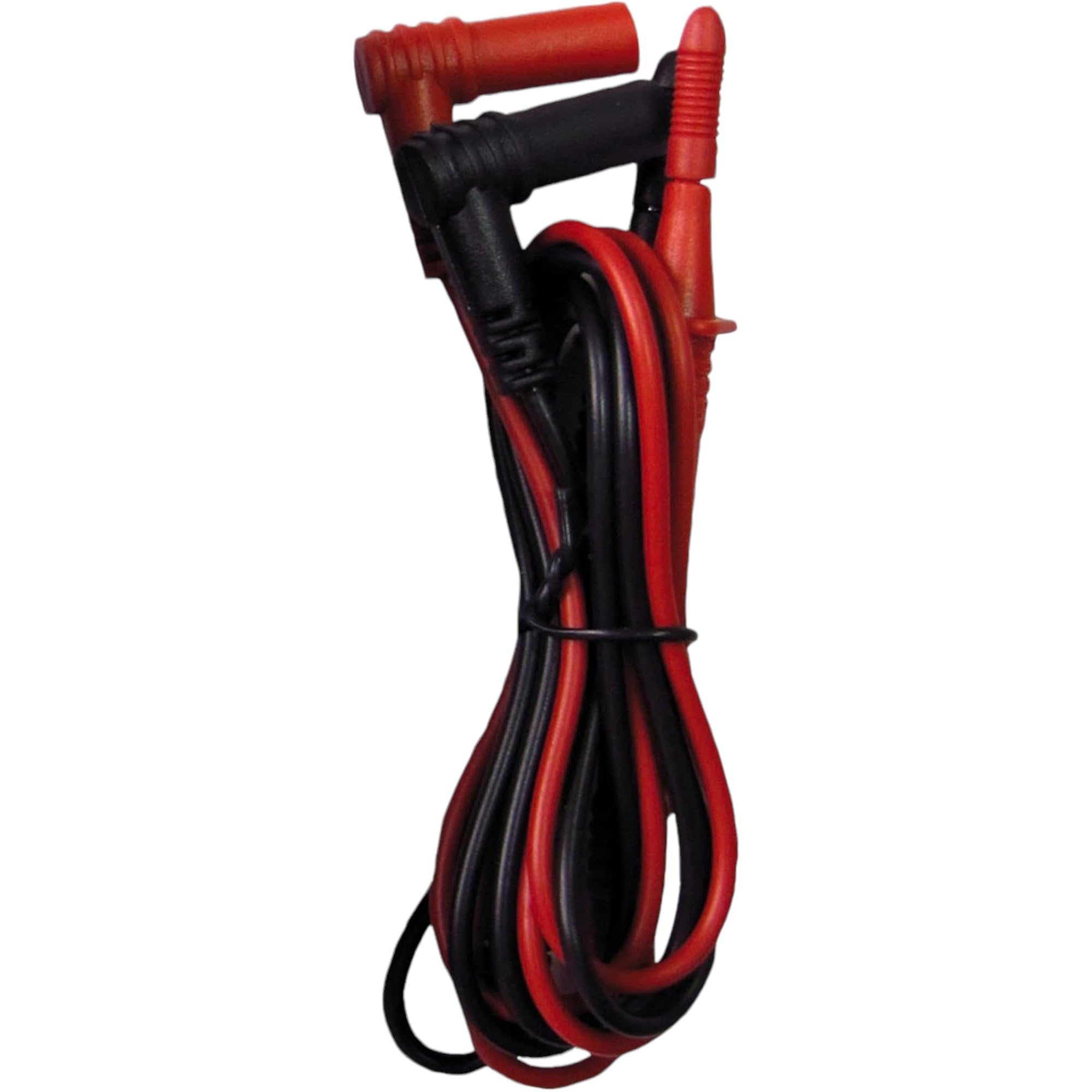 2 Puntali Multimetro Universali 1000V 10A – Cavi di Ricambio per Tester Digitale – CAT III – Impugnatura Antiscivolo – Compatibili con Tutti i Multimetri – Rosso e Nero – Lunghezza 105cm