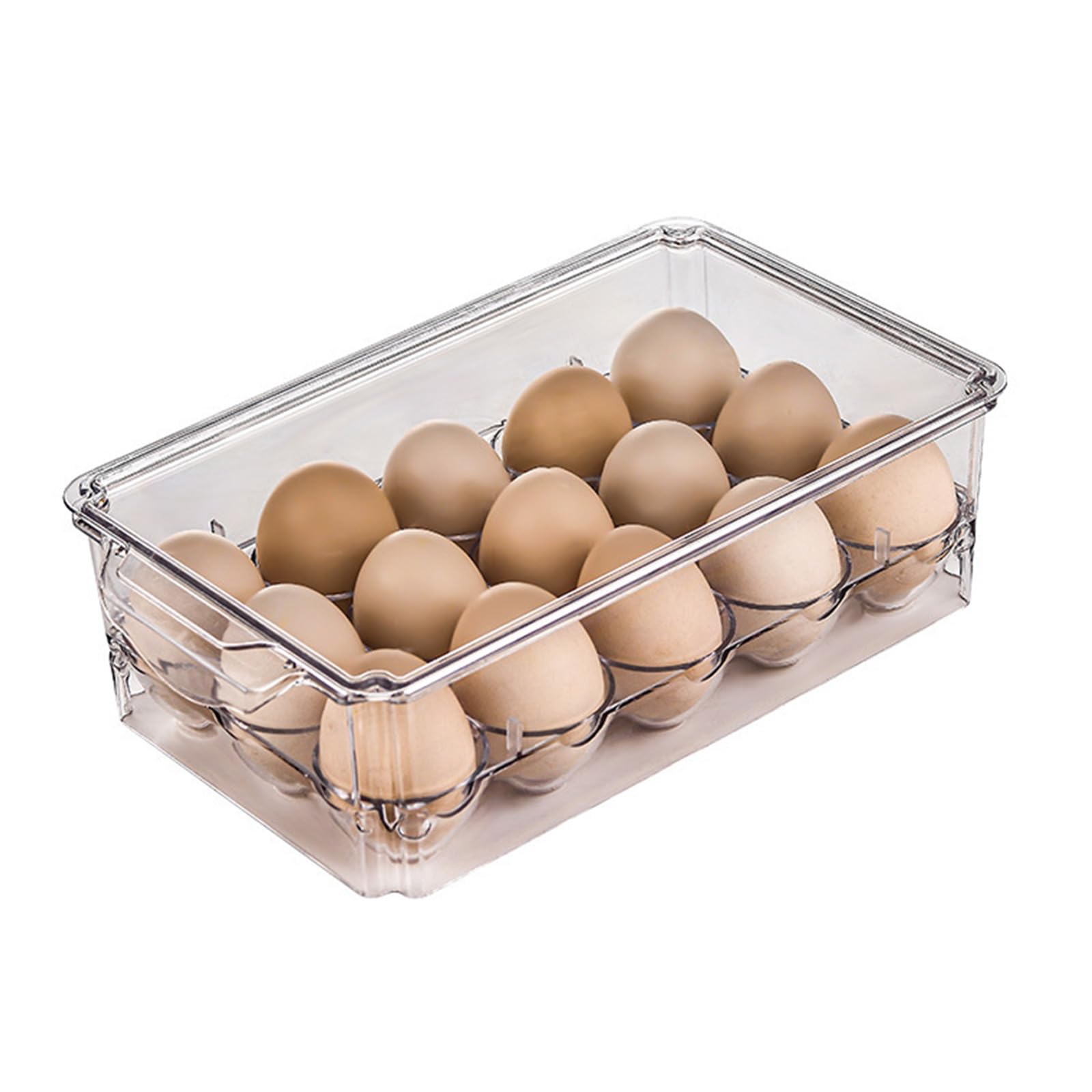 Multipurpose Clear Eggs Container for Refrigerator Use Also Ideal for Fruits Refrigerator Eggs Storage Box