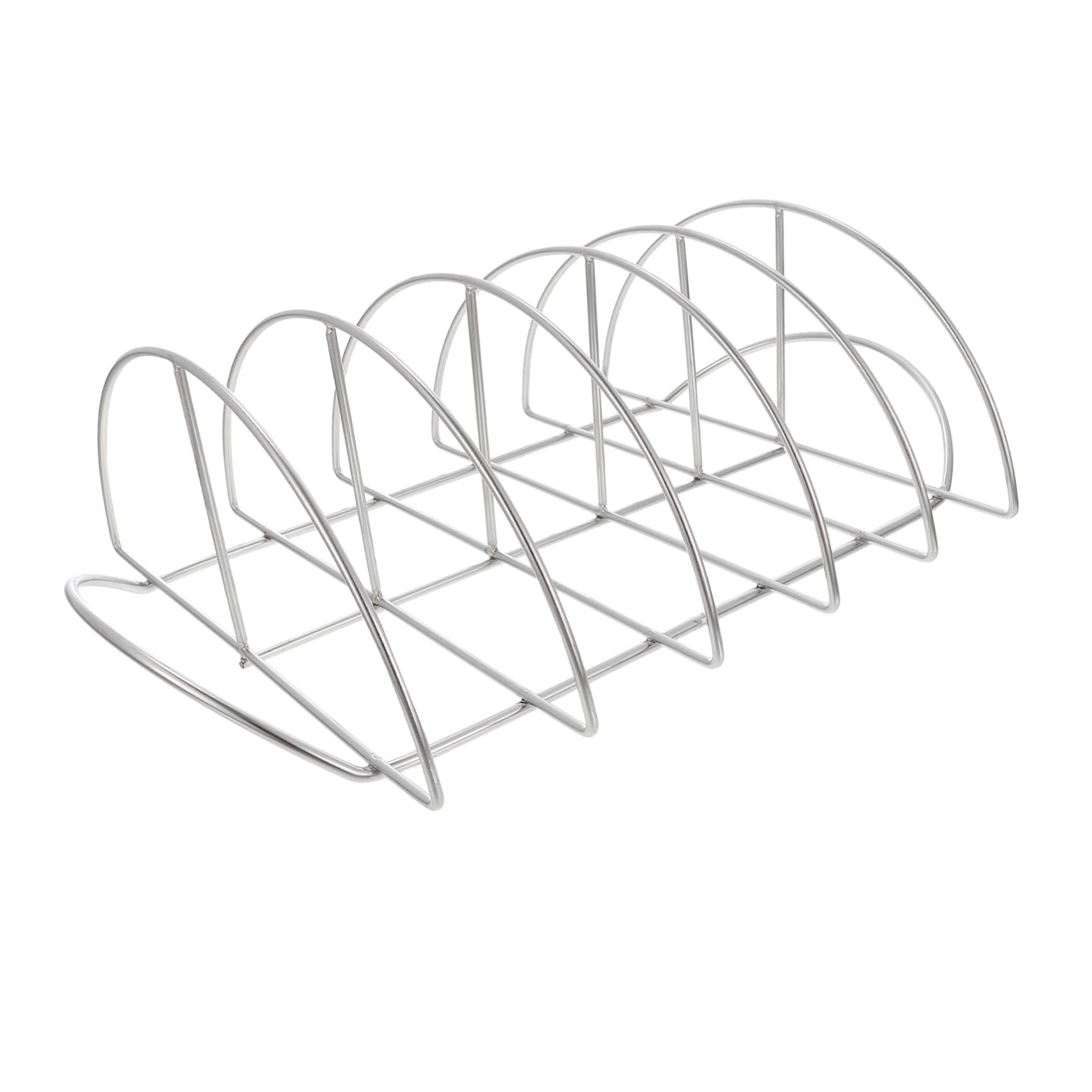 UKCOCO Supporto Costine in Acciaio Inox, Portatile e Leggero, Resistente all’Usura, per Barbecue in Casa o Picnic, Accessorio per Grigliare Carne