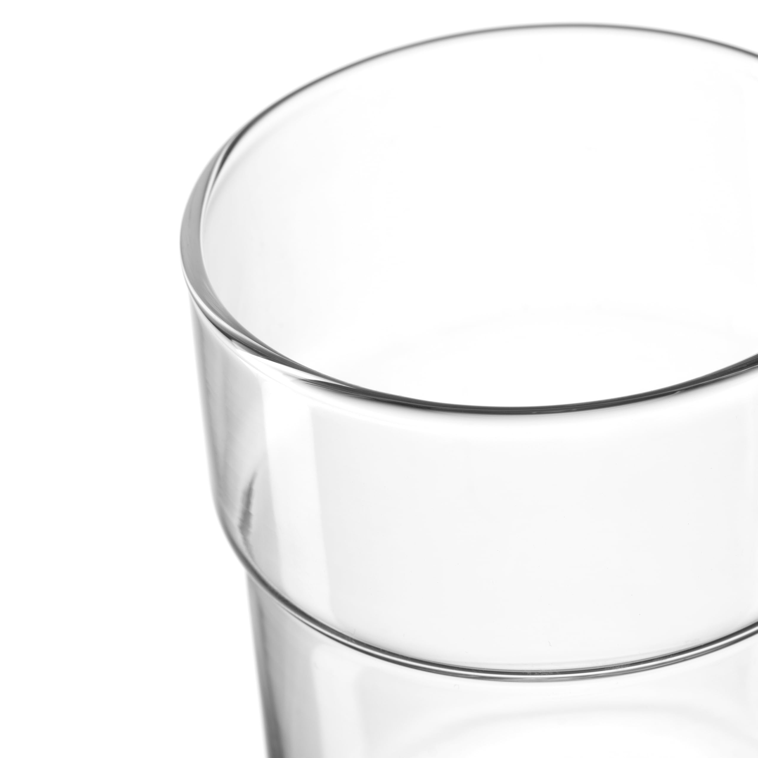 LEONARDO HOME NOVO LEGNO Theeglas • 6 stuks • 430 ml • Glas met houten clip • Theeglas • Mok voor warme dranken • Geschikt voor dagelijks gebruik • Vaatwasmachinebestendig • Bekers voor thee