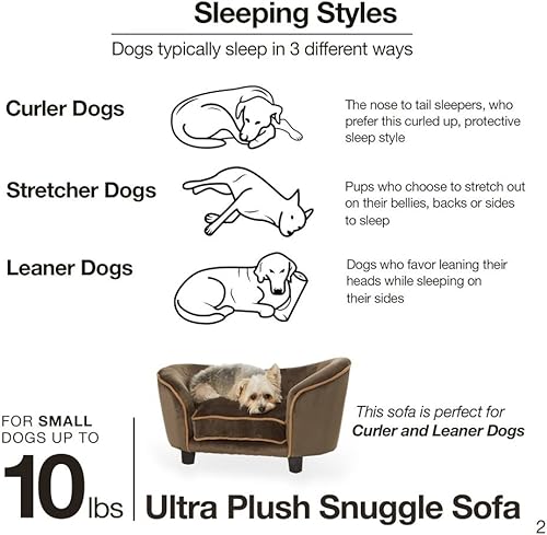 Miniatura 9 de Sofá cama para mascotas acurrucadas de Enchanted Home Pet Gris