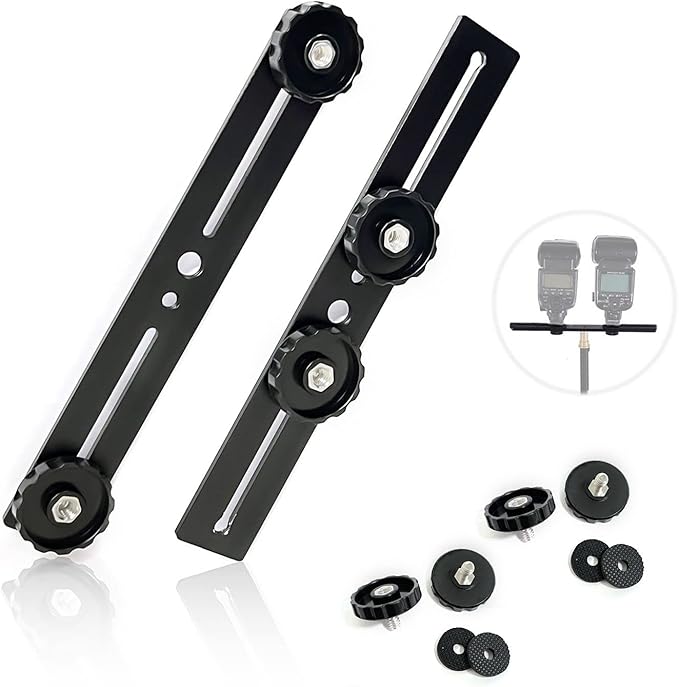 2pcs Flash Stand Extension Tripod Stand Flash Video Light Stand for