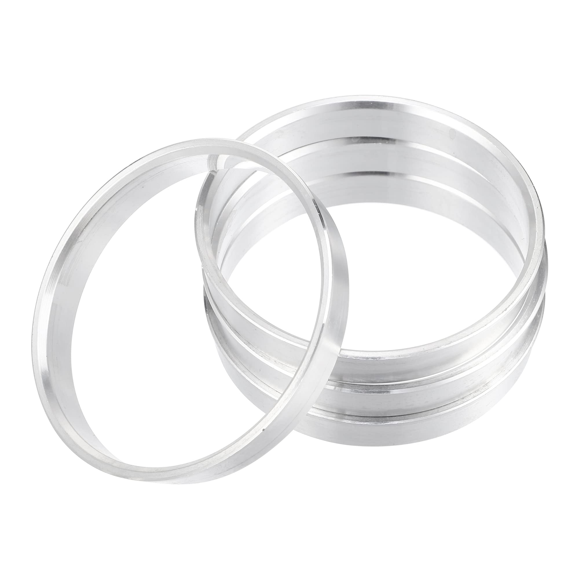 Amazon.com: X AUTOHAUX 4pcs OD 66.6mm to ID 63.4mm Aluminum Alloy