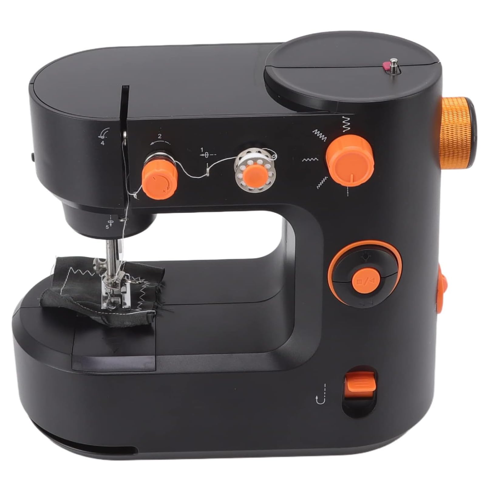 TDOO Portable Sewing Machine For Beginners, Electric Mini Sewing Machine With Lights For Kids,Adults. 5 Built-in Stitches Double Threads & Two Speed Multi-function Mending Machine, Foot Pedal