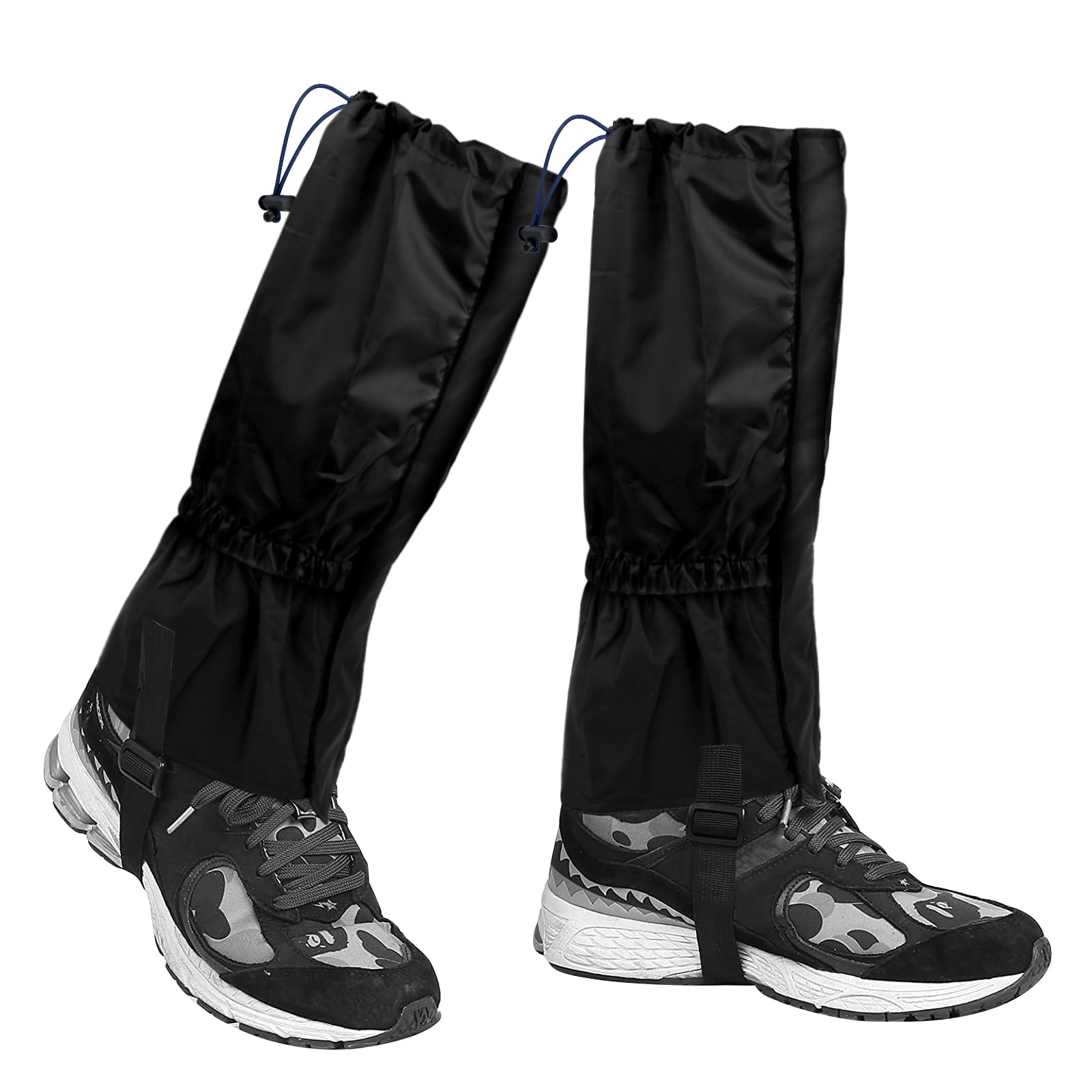 Guêtre Randonnée Imperméables Guetres Randonnée Homme Femme Jambières de Protection Guetre Rando Guêtres pour la Randonnée Chasse Escalade Activités Extérieures Neige Pluie Boue Vent