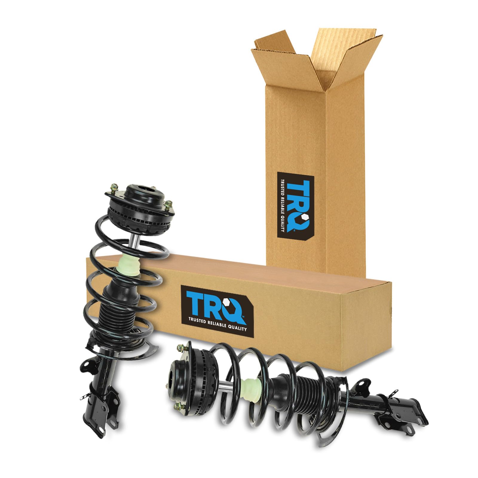 TRQ Front Driver Side Strut and Spring Assembly Set Loaded