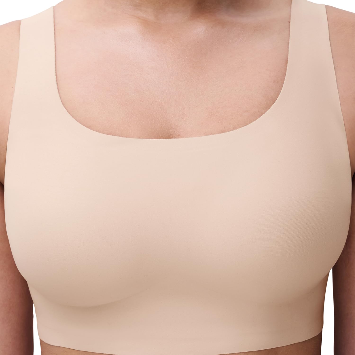 Chantelle Damski biustonosz sportowy Soft Stretch Scoop Neck Braletka