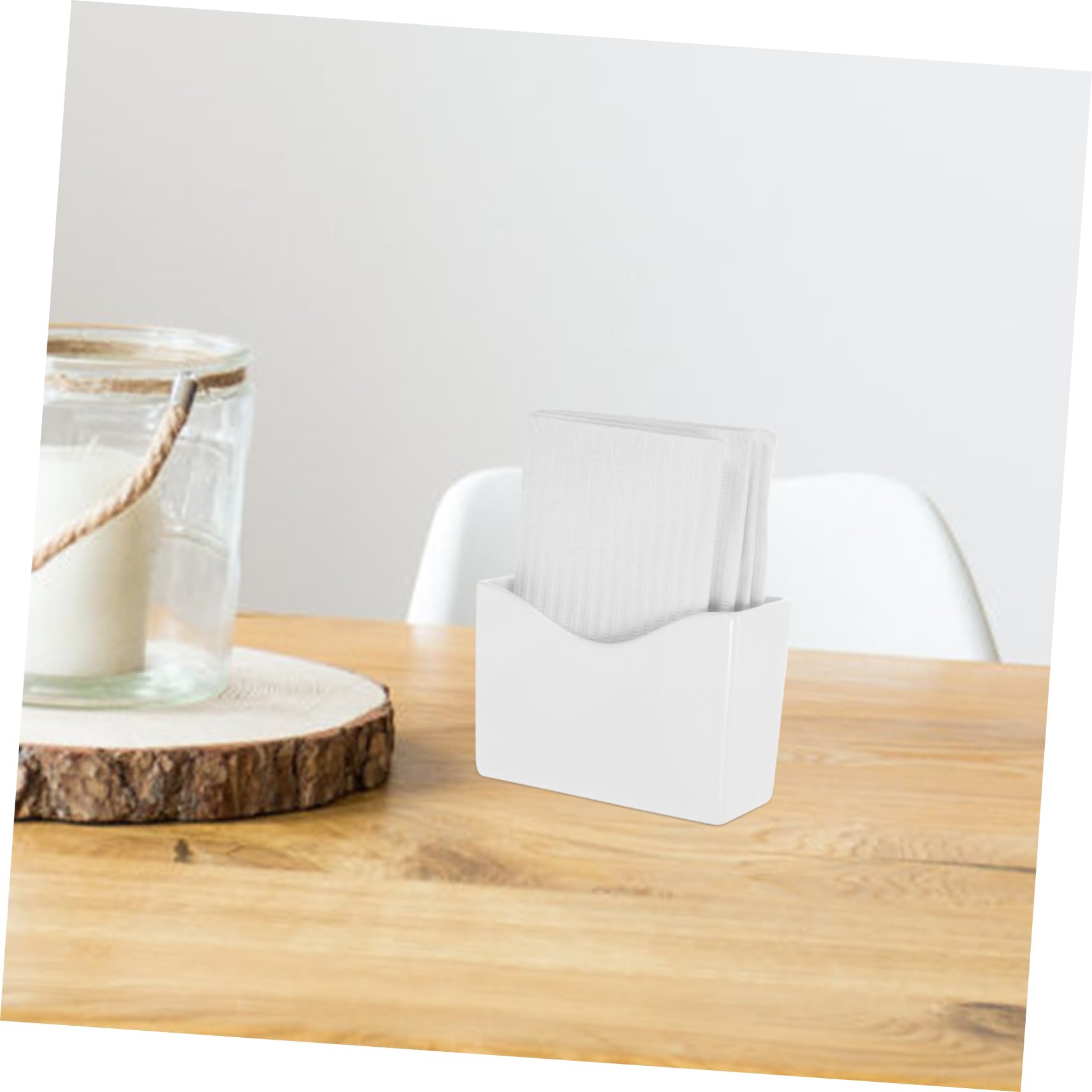 Cabilock 5piezas Dispensador De Servilletas De Cerámica Soporte Decorativo Para Mesa Organizador De Servilletas Para Cocina