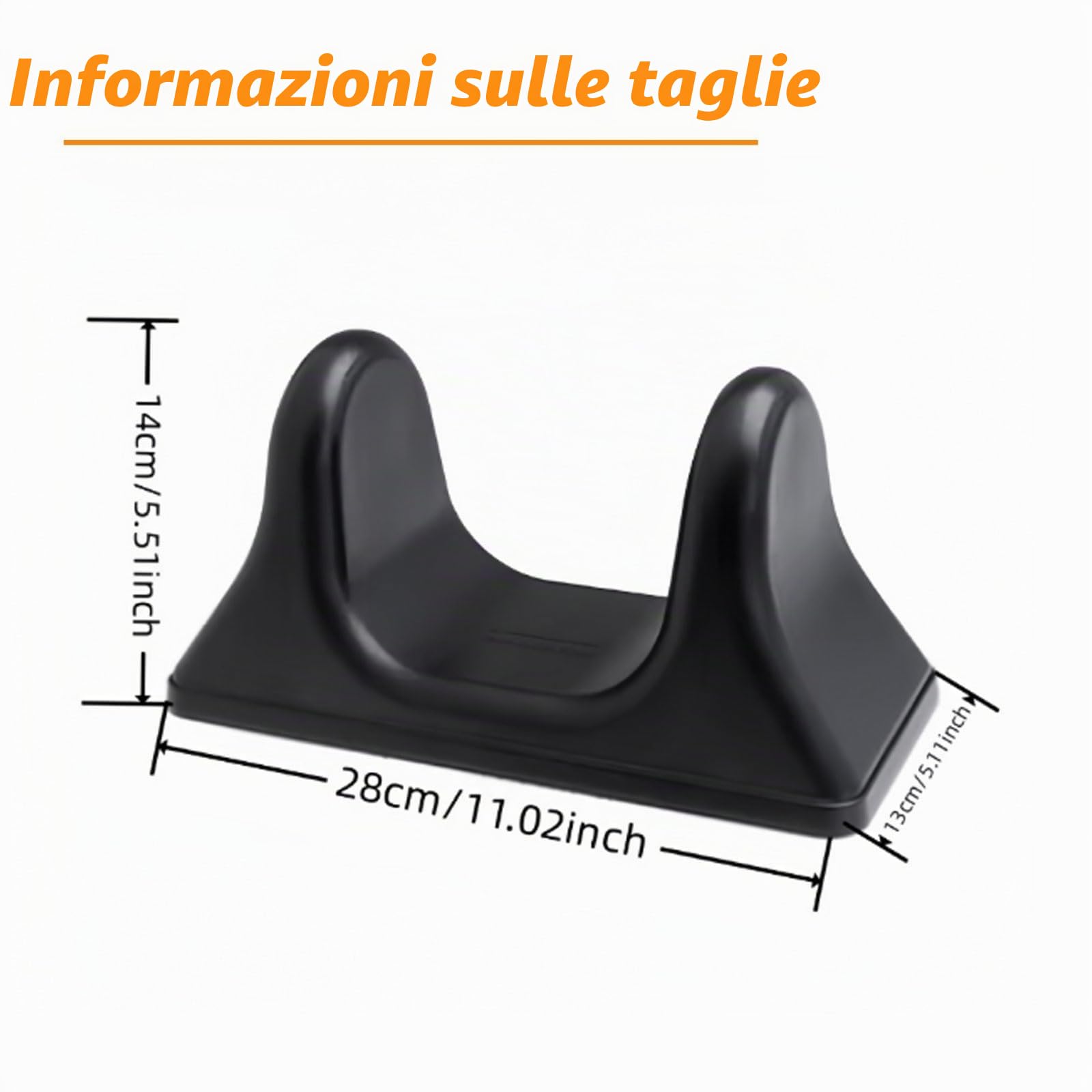 Massaggiatore Muscolare Tendine con 6 Supporti Antiscivolo Inferiori, Collo Massaggiatore Dello Psoas, Strumento Rilascio Flessore per Ginocchio, Coscia, Posteriore, Polpaccio, Gancio 'Anca(Nero)