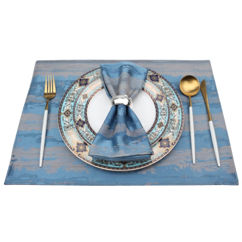IANSHFKN 6 Pcs Placemat Fabrictable Place Mats Coasters Table Heat Insulation Placemats