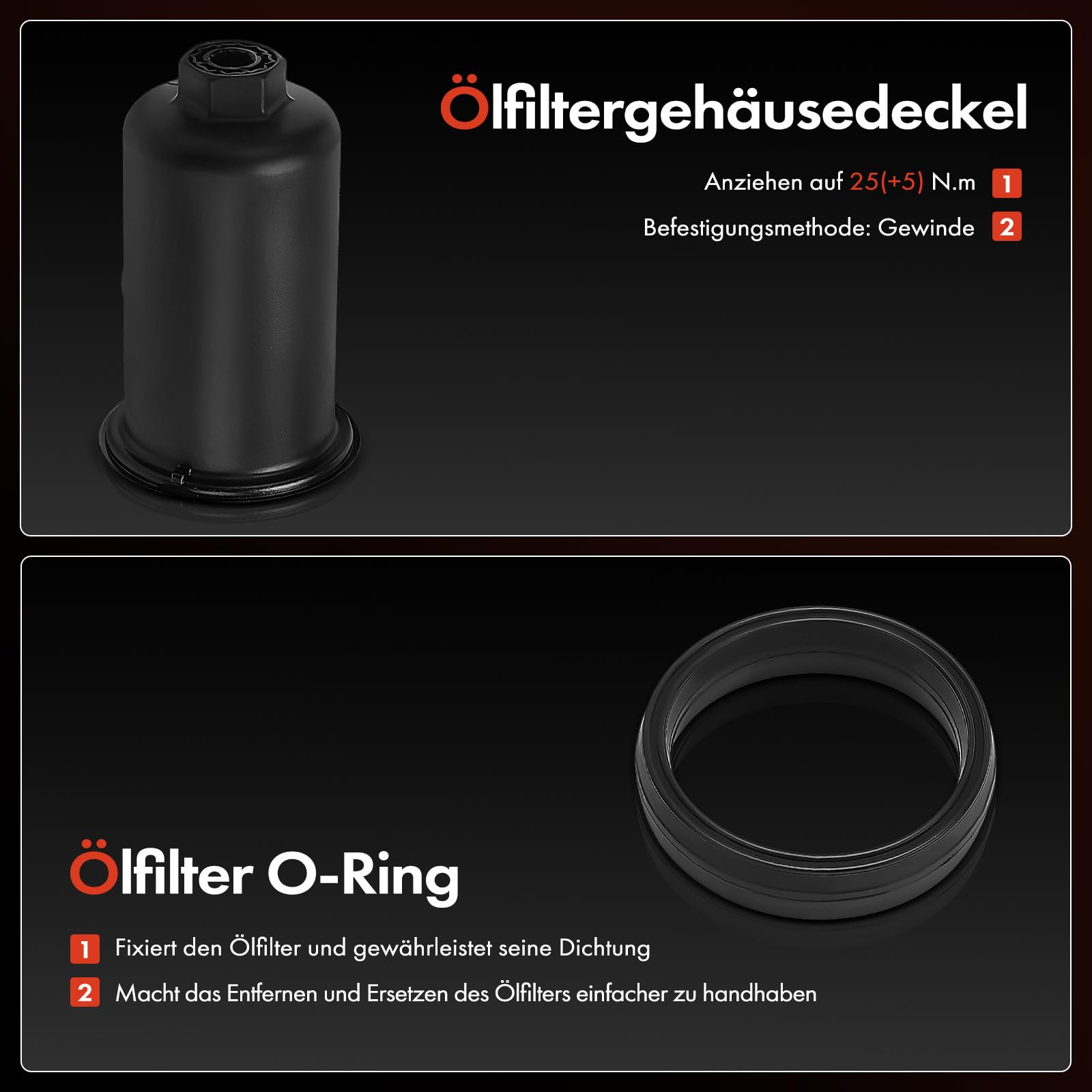 Frankberg Ölkühler Motoröl Ölfiltergehäuse Diesel Kompatibel mit A3 Limousine 8YM 8YS P.a.s.s.a.t 3G2 CB2 T.o.u.r.a.n 5T1 Replace# A6261800011