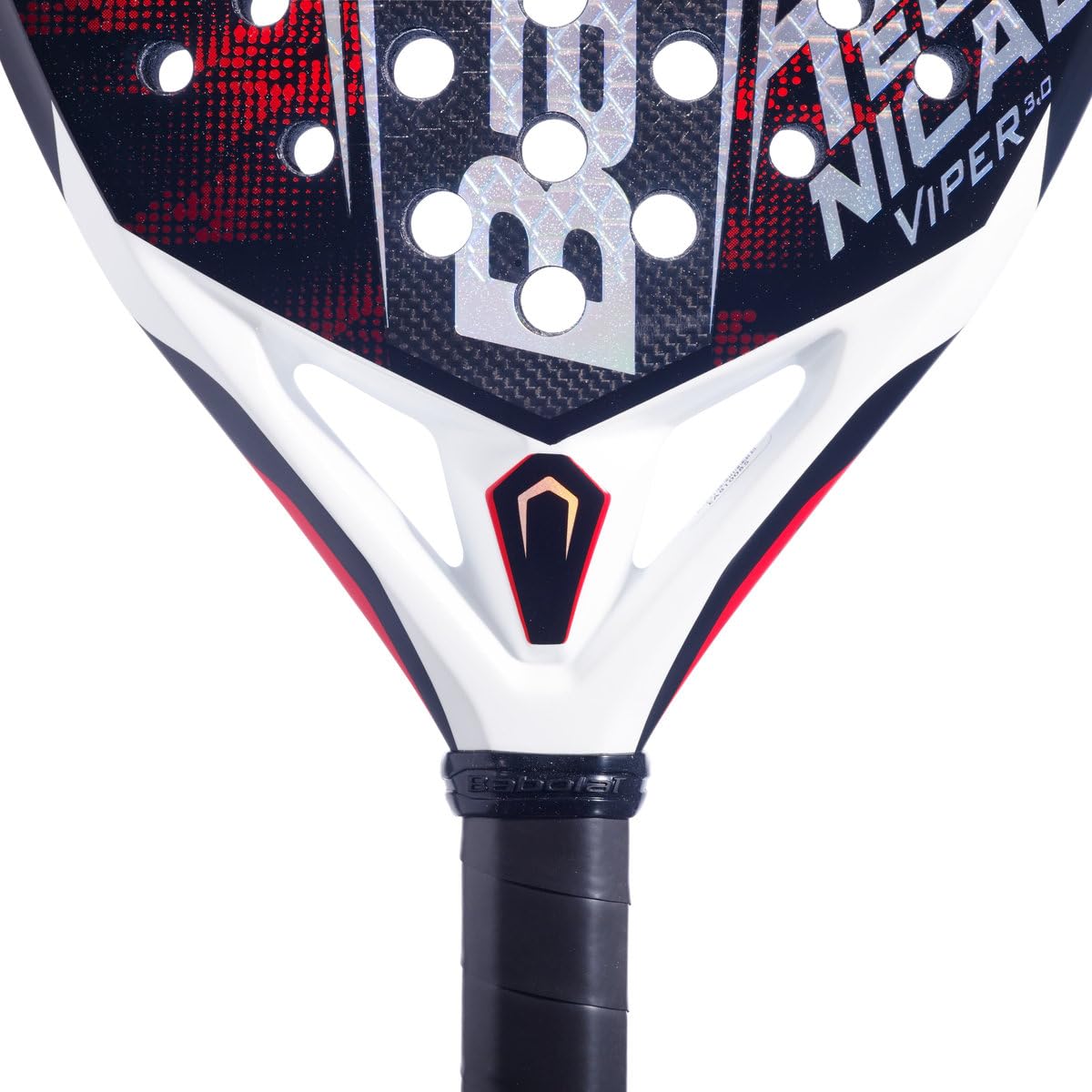 Amazon.com : Babolat Technical Viper 3.0 Padel Racket (Black/Red