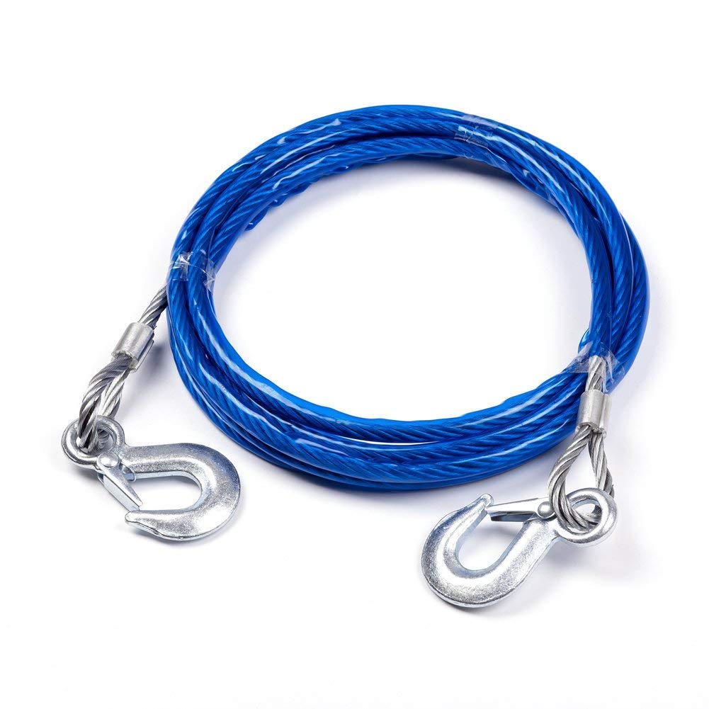 Roxbury Emergency Tow Pull Rope Snatch Strap for Car | Dual Forged Hooks | 10mm x 4m, 5000kgs | 5 tons |-image-20