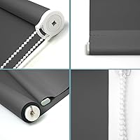 Vista 3 de Persianas opacas con aislamiento térmico, persianas enrollables con protección UV para el hogar, puerta, cocina, baño