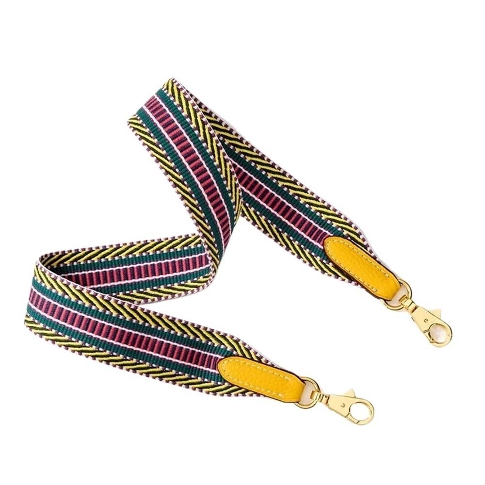 Correas de Repuesto para Bolsos, Correas Anchas de Hombro, Correas Tejidas de Moda para Bolsos de Lujo, Correas de Accesorios para Bolsos (Naranja 110)
