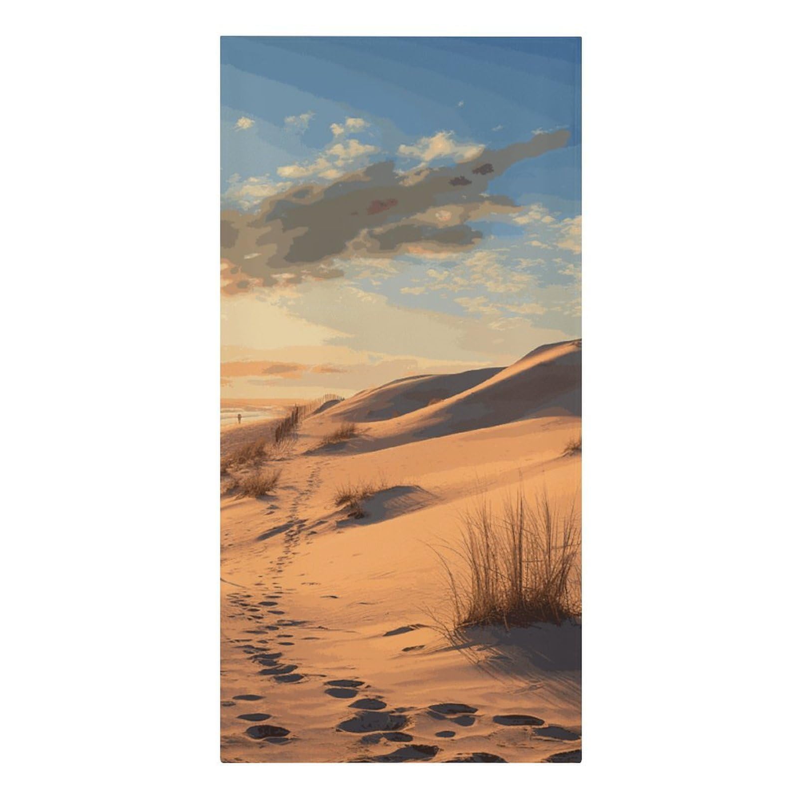 Khauerbc Style Sand Dunes Quick Dry Towels,Quick Dry Super Absorbent ，Large Oversized Beach Towel，61.4 * 30.3 Inches. Fiber Beach Towels Is Sand Proof Tropical Beach Essentials.