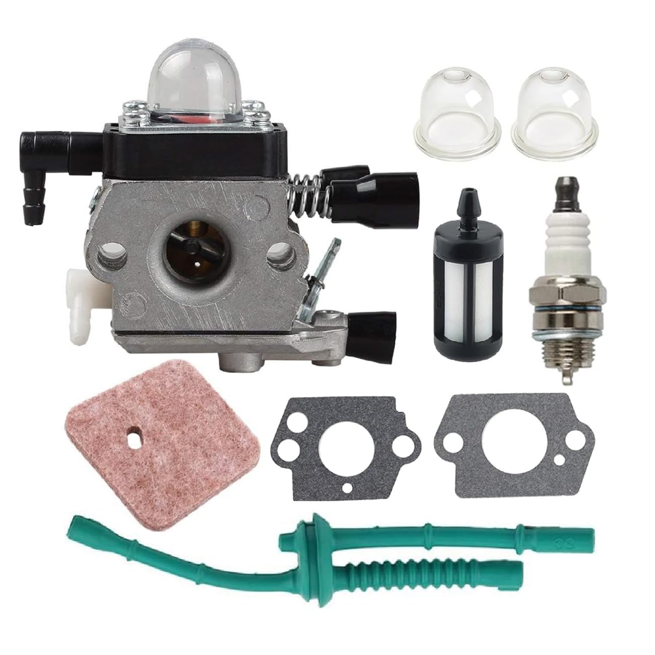 Hippotech Carburetor for Stihl FS38 HS45 FS45 FS46 FS55 FS74 FS75 FS76 FS80 Replaces OEM No: 1125 122 9001