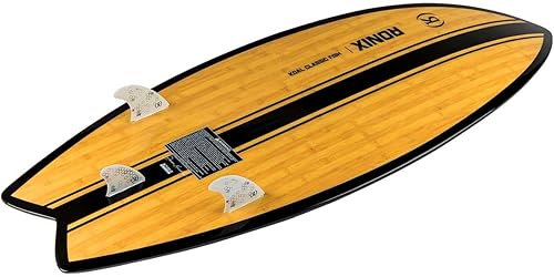 Miniatura 3 de Ronix Koal Classic - WakeSurf Fish - Negro brillante  Bambú