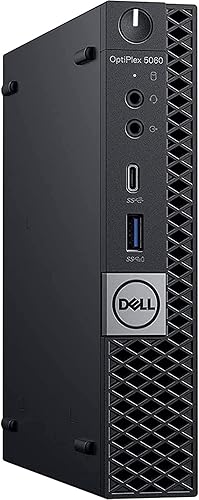 Dell Computadora de escritorio Micro OptiPlex 5060 | Hexa Core Intel i5 (2.1) | RAM DDR4 de 16 GB | 512 GB PCIe | Windows 11 Professional | PC Dell