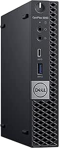 Dell OptiPlex 5060 Micro Desktop Computer | Hexa Core Intel i5 (2.1) | 16GB DDR4 RAM | 512GB PCIe | Windows 11 Professional | Dell OptiPlex Home or Office PC (Renewed)
