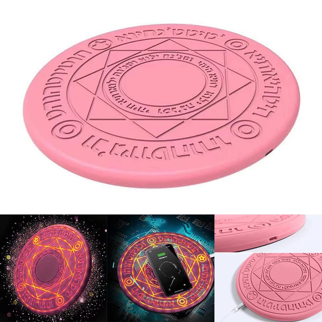 Cargador inalámbrico con Efecto de Sonido, Regalos para niñas, Mujeres, Amigos, familias, para Viajes, Negocios, Trabajo, para Crear, estación de Carga, Almohadilla para múltiples