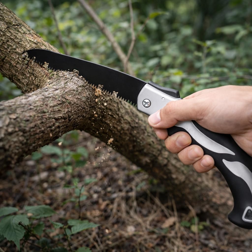 RESSER Piła Ręczna do Drewna Składana 30cm