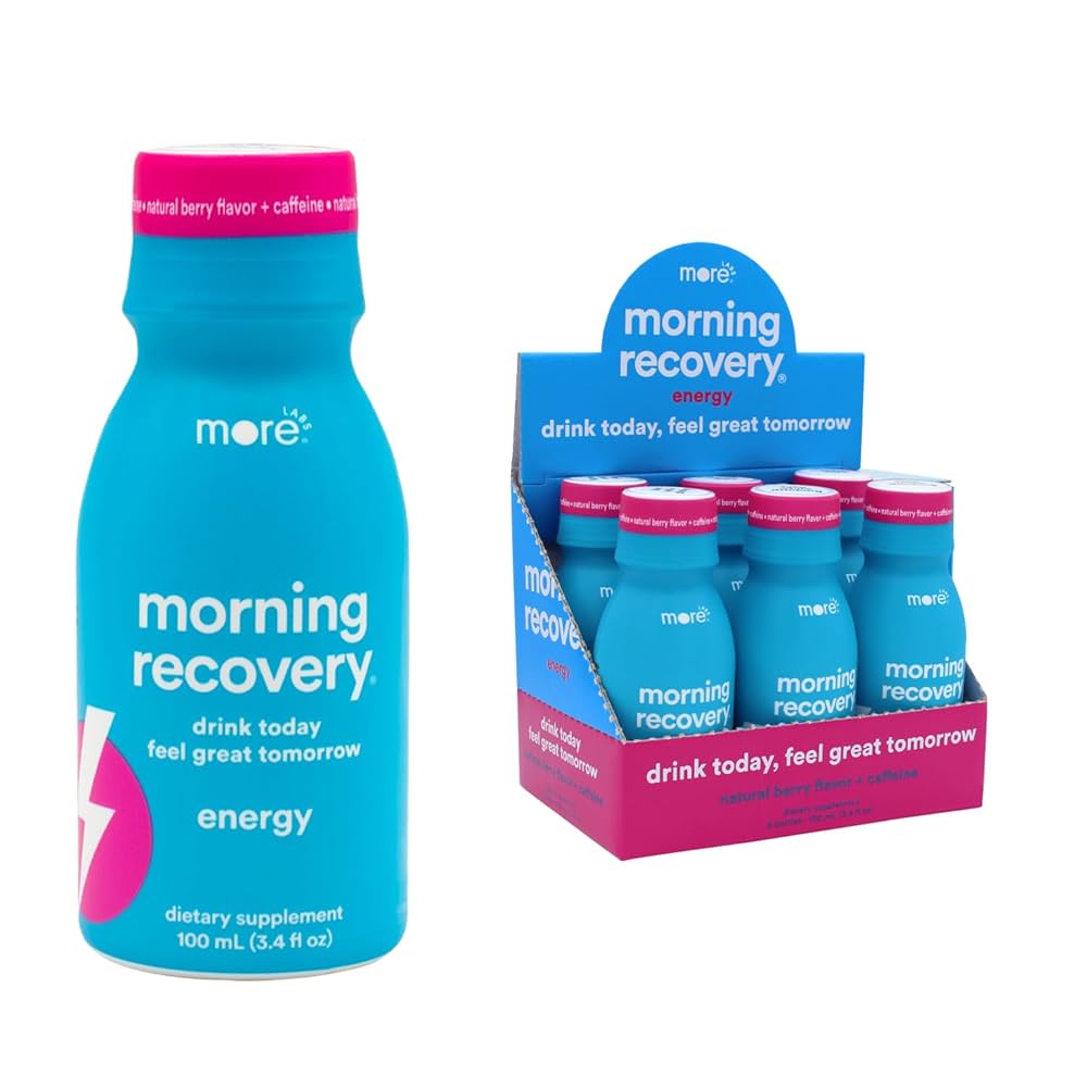 Amazon.com: Morning Recovery, Electrolyte with Energy, Milk Thistle Drink  Proprietary Formulation to Hydrate While Drinking, Highly Soluble Liquid  DHM, Non GMO, Vegan, Gluten-Free, Berry, Pack of 6 : Health & Household