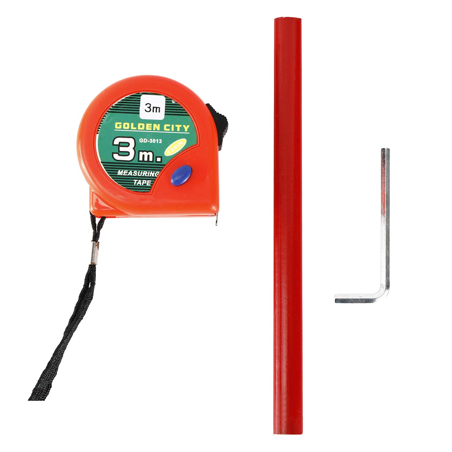 Toolly 1-5/8" to 8" (40-200mm) Adjustable Circle Hole Saw Cutter, Twin Blade Hole Saw for Recessed Lights Ceiling in Recessed Drywall & Ceiling Tile
