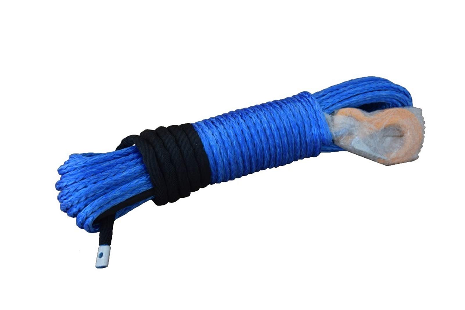 Winch Rope, Blue 5/16 * 100 ft 4x4 SUV Synthetic Winch Rope,ATV Winch Accessories,Replacement Winch Cable,Plasma Rope
