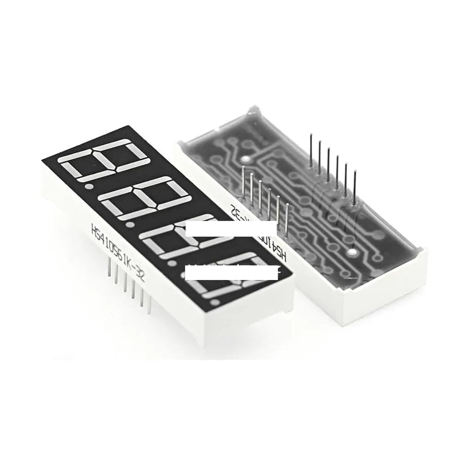 20PCS 0.56 inch 4bit Common Cathode Anode Digital Tube Red LED Digit Display 7 Segment 0.56'' 0.56in 12PIN(Common Anode)