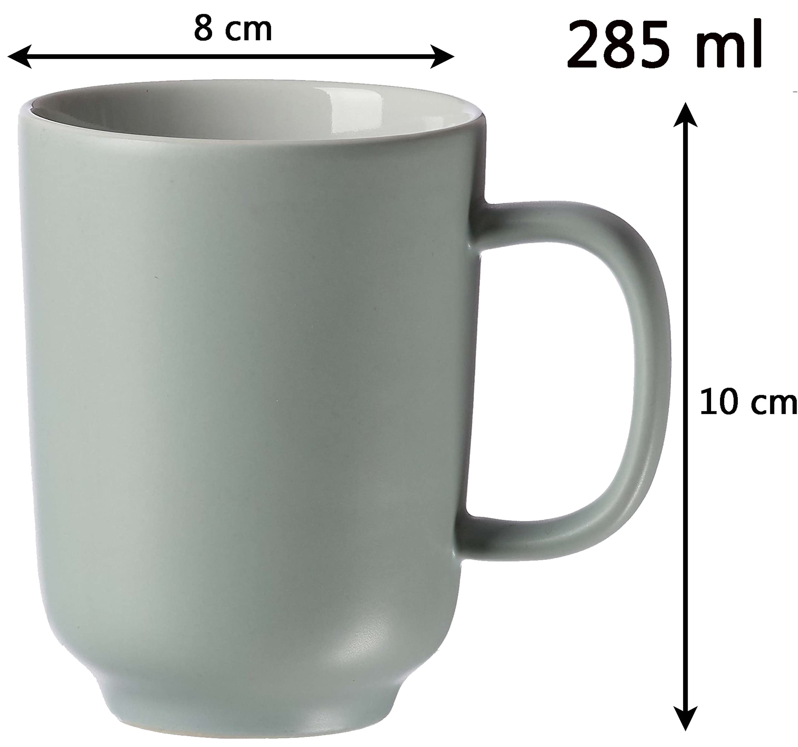Ritzenhoff & Breker Set di tazze da caffè Jasper, 4 pezzi, menta