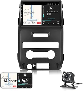 For Ford F150 F-150 2009-2012 Radio,Android 10 Car Stereo GPS Navigation DSP Bluetooth USB Mirror Link SWC Multimedia Head Unit 1G RAM 16G ROM + Backup Camera