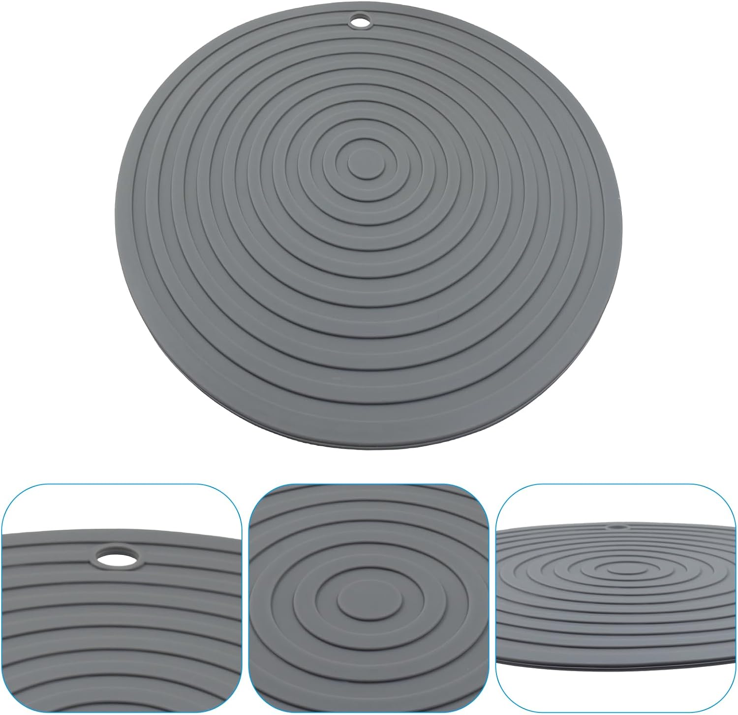 Pet Food Mat for Dog and Cat, 2 Pack, 9.5 Inch image 5