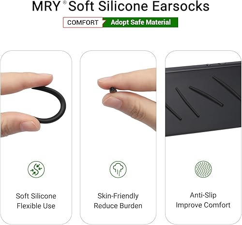 Miniatura 4 de Mryok Auriculares de repuesto para gafas de sol Oakley Whisker/Square Whisker/Juliet/Wiretap/Big Square Wire/A Wire - Opciones