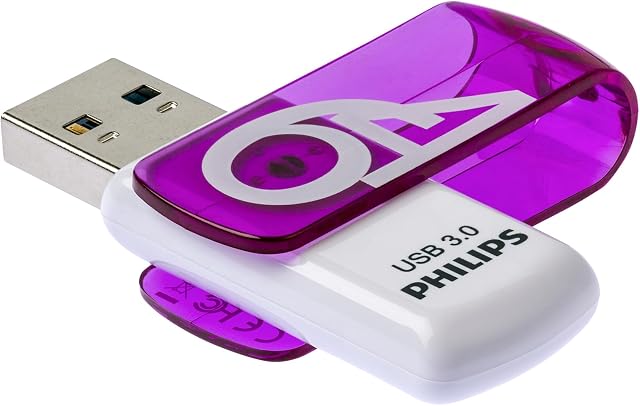 Philips FM64FD00B/00 Pendrive, Purpurowy, 64 GB