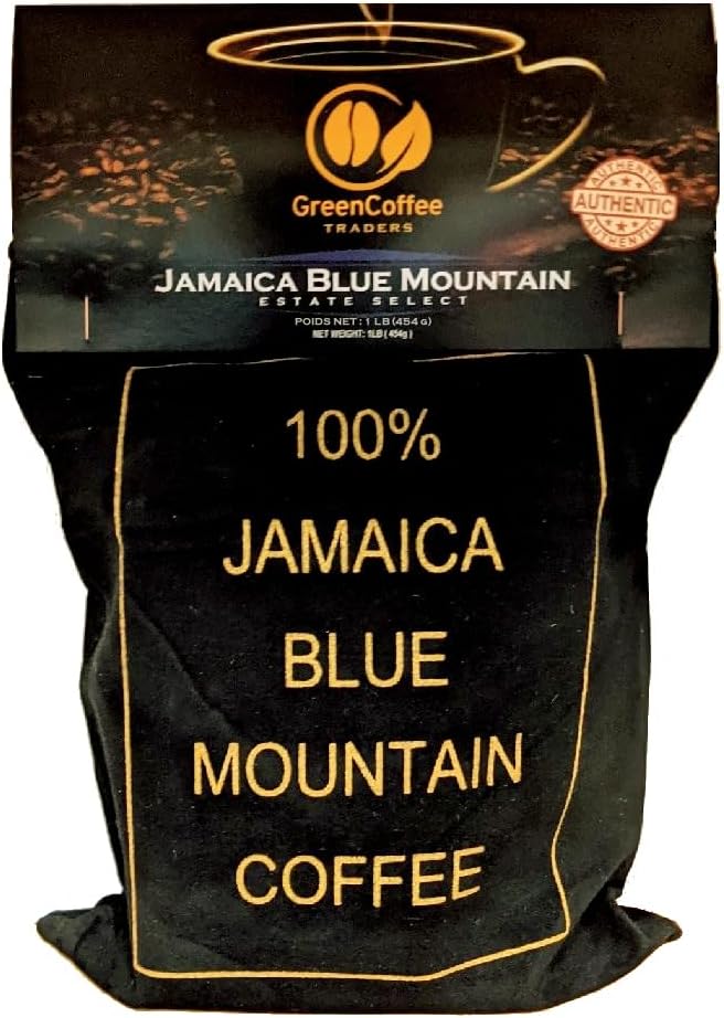 1 Pound 100% Jamaica Jamaican Blue Mountain Roasted Coffee - Town Roasts, 0.5kg Bag