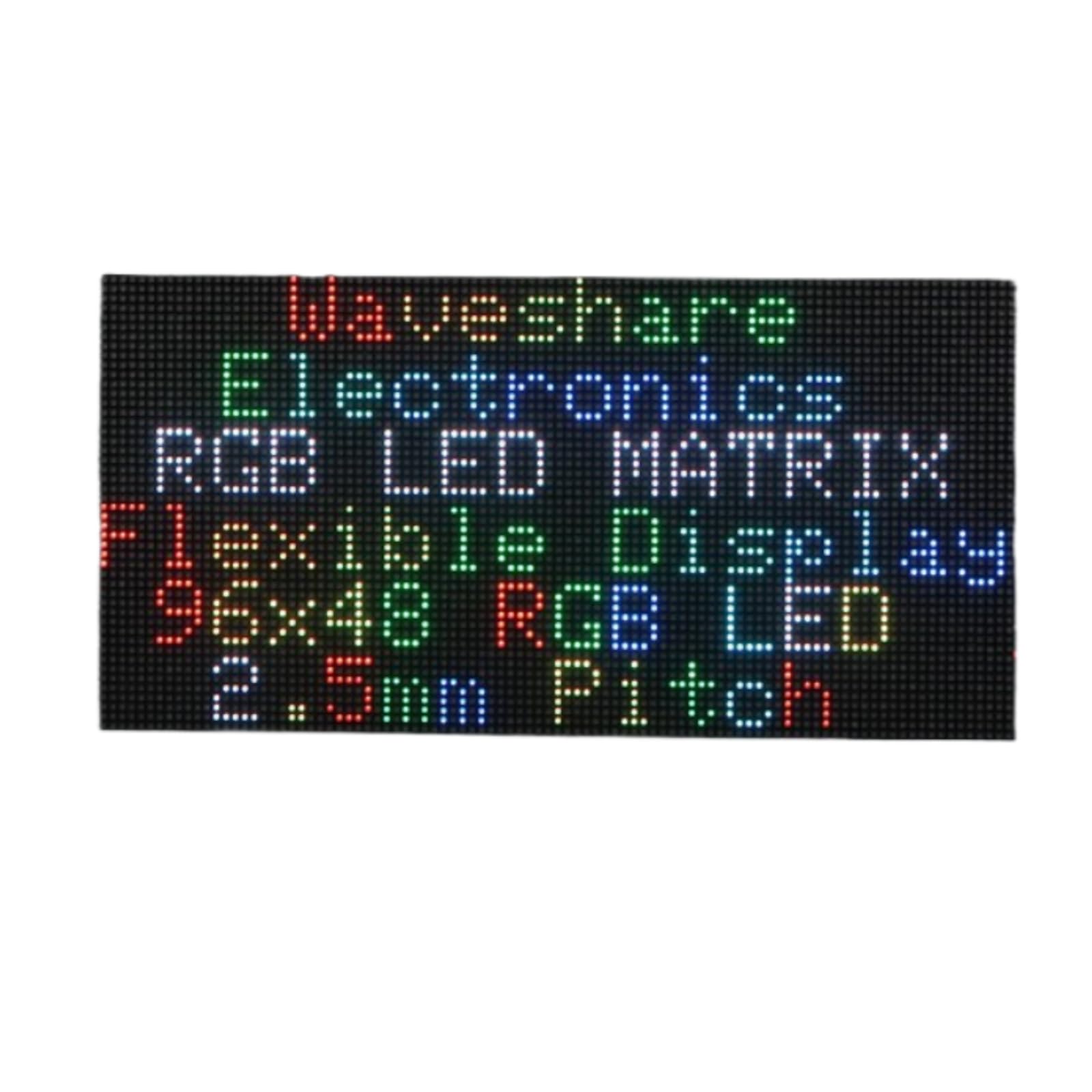 Amazon.co.jp: TUOPUONEフレキシブルRGBフルカラーLEDマトリクスパネル