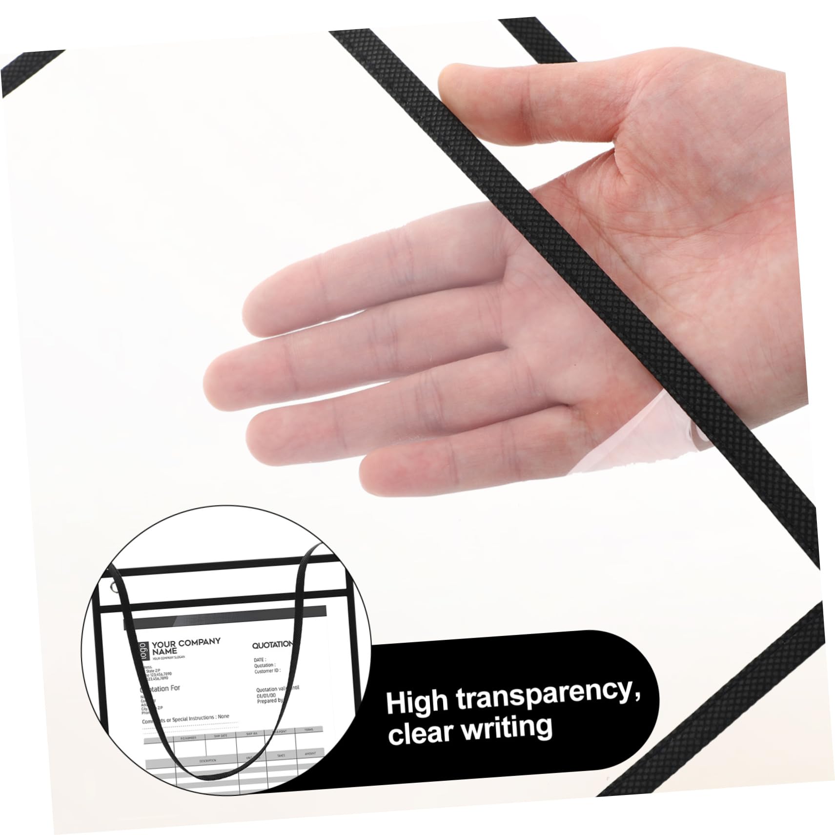 Organizador Colgante de Hojas 30 Piezas Negro Pet Pvc para Controlar | Necesidades del Profesor, Trabajar, Write And Erase, Decoracion Colegio, Material Escolar y Papeleria