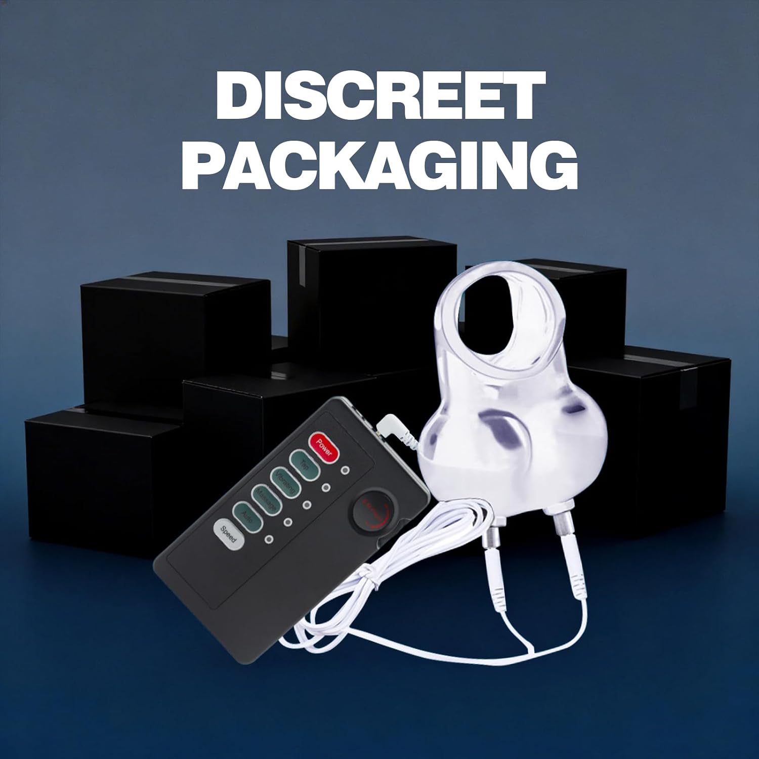 Electric Shock Chastity Testicle Crusher CBT Electric Chastity Cage Male Testicle Toys Silicone Ball Clamps Testicle Cock and Ball Torture Chastity Device BDSM Adult Sex Toys for Men Couples Gay