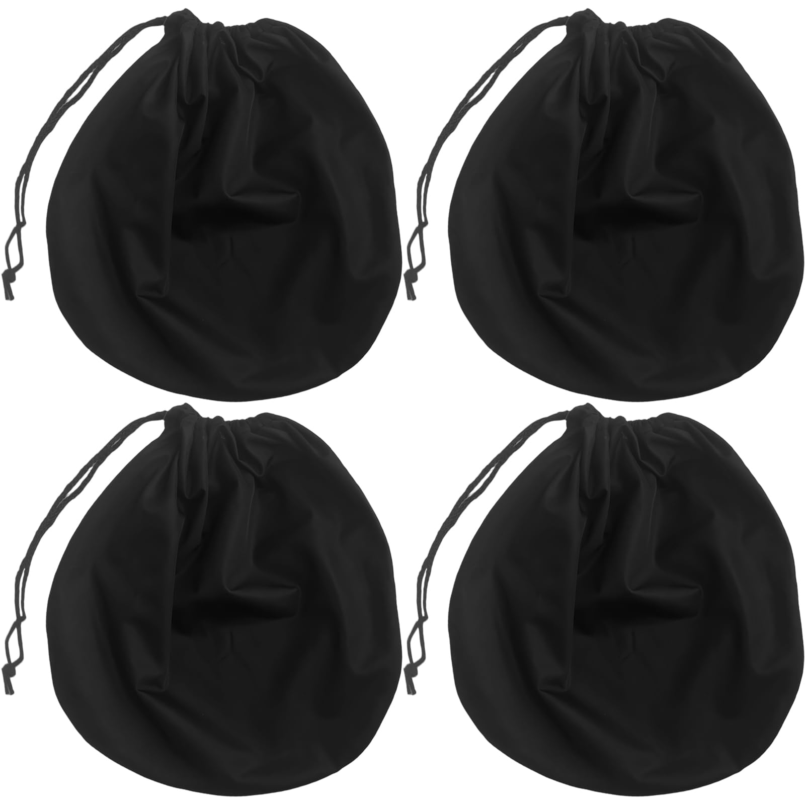 Vaileal 2 Stuks Helm Tas – 47x43 Cm, Waterdicht, Met Trekkoord – Voor Motor-, Ski-, Fietshelm En Basketbal – Zwart