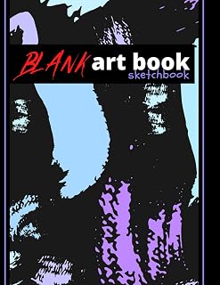 Blank Art Book Sketchbook: Best 101 All Blank Framed White Pages. Perfect For Drawing, Sketching, Doodling, Painting And Tattoo Design.