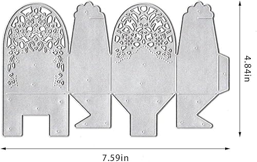 Miniatura 2 de Caja de regalo 3D troqueles para hacer tarjetas, caja de dulces hueca de flores para álbumes de recortes en papel de liquidación, decoración de