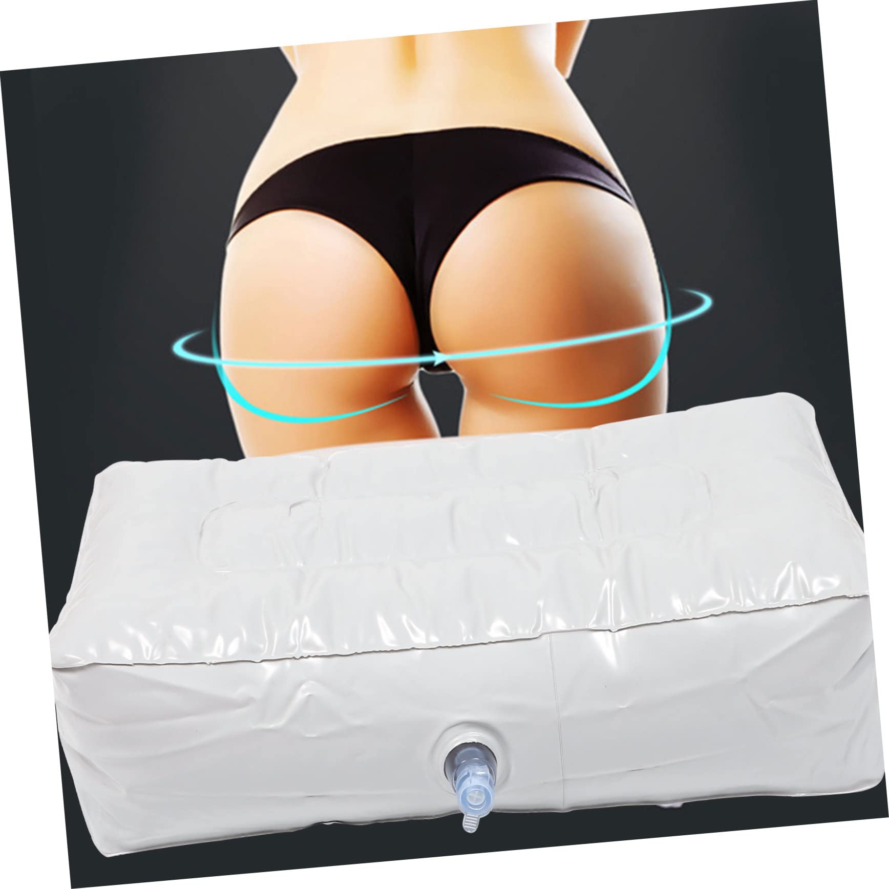 OSOLADY Kayak Fishing Boat Cushion Inflatable Seat PVC Pad Lightweight Comfortable Moisture-Resistant for Outdoor