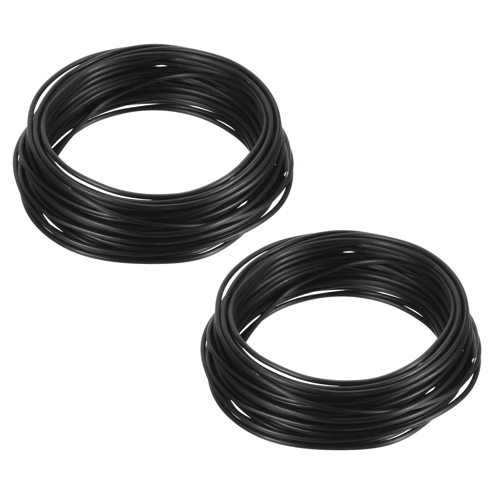 Fil d'entraînement de bonsaï 2mm PATIKIL en aluminium noir de 20 mètres pour tuteurage de jardin