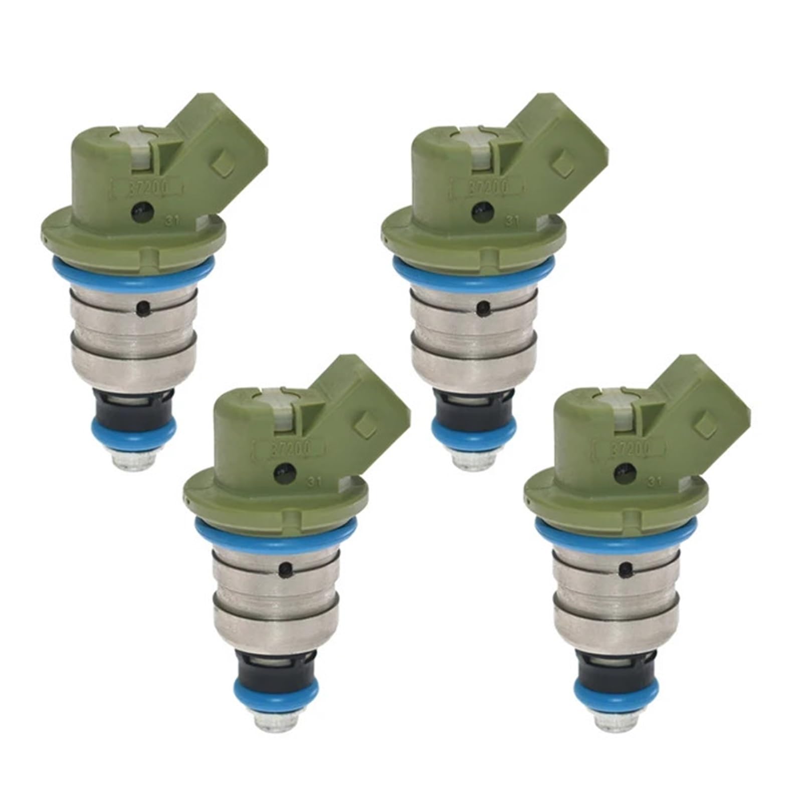 4PCS Auto Fuel Injector Nozzle 2 Pins 35310-37200 Replacement Compatible for Hyundai NF Compatible for SONATA Compatible for CARENSE Avante Elantra 2014-2018 3531037200(35310-37200-GR-4pcs)